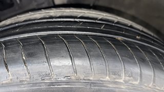 Used 2024 Hyundai Exter SX(O) 1.2 Petrol MT Petrol Manual tyres LEFT FRONT TYRE TREAD VIEW