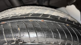 Used 2024 Hyundai Exter SX(O) 1.2 Petrol MT Petrol Manual tyres LEFT REAR TYRE TREAD VIEW