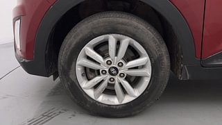 Used 2016 Hyundai Creta [2015-2018] 1.6 SX Plus Petrol Petrol Manual tyres LEFT FRONT TYRE RIM VIEW
