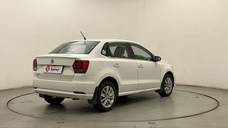 Used 2017 Volkswagen Ameo [2016-2020] Highline1.2L (P) Petrol Manual exterior RIGHT REAR CORNER VIEW