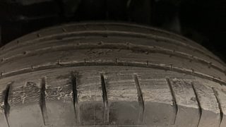 Used 2022 Tata Punch Accomplished Dazzle Pack AMT Petrol Automatic tyres LEFT FRONT TYRE TREAD VIEW