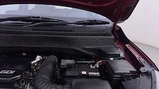 Used 2021 Kia Sonet HTX 1.0 iMT Petrol Manual engine ENGINE LEFT SIDE HINGE & APRON VIEW