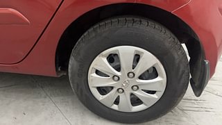 Used 2012 Hyundai i10 Sportz 1.2 AT Kappa2 Petrol Automatic tyres LEFT REAR TYRE RIM VIEW