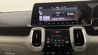 Used 2021 Kia Sonet HTX Plus 1.5 Dual Tone Diesel Manual interior MUSIC SYSTEM & AC CONTROL VIEW