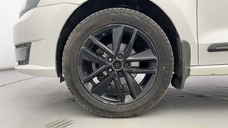 Used 2020 Skoda Rapid New [2020-2022] Ambition Petrol Petrol Manual tyres LEFT FRONT TYRE RIM VIEW