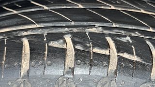 Used 2021 Tata Tiago Revotron XT Petrol Manual tyres LEFT FRONT TYRE TREAD VIEW