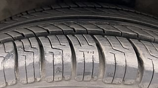 Used 2014 Maruti Suzuki Celerio VXI AMT Petrol Automatic tyres LEFT FRONT TYRE TREAD VIEW