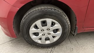 Used 2017 Hyundai Elite i20 [2014-2018] Sportz 1.2 Petrol Manual tyres LEFT FRONT TYRE RIM VIEW