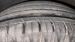 Used 2021 Kia Sonet HTX 1.0 iMT Petrol Manual tyres LEFT FRONT TYRE TREAD VIEW