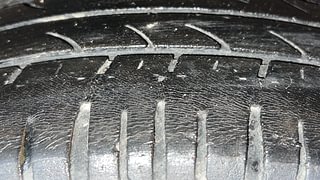 Used 2017 Mahindra KUV100 NXT [2017-2020] K8 D 6 STR Diesel Manual tyres RIGHT REAR TYRE TREAD VIEW