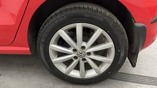 Used 2018 volkswagen Polo Highline Plus 1.0 MPI Petrol Manual tyres LEFT REAR TYRE RIM VIEW