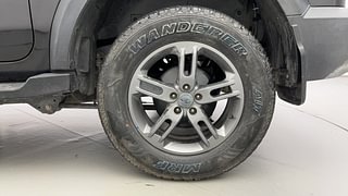 Used 2021 mahindra Thar LX 4 STR Hard Top Petrol AT 4WD Petrol Automatic tyres LEFT REAR TYRE RIM VIEW