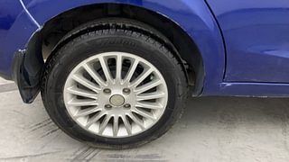 Used 2014 Tata Zest [2014-2019] XMA Diesel Diesel Automatic tyres RIGHT REAR TYRE RIM VIEW