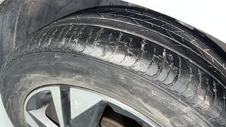 Used 2021 Hyundai New i20 Asta (O) 1.0 Turbo DCT Petrol Automatic tyres LEFT FRONT TYRE TREAD VIEW