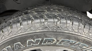 Used 2021 mahindra Thar LX 4 STR Hard Top Petrol AT 4WD Petrol Automatic tyres LEFT REAR TYRE TREAD VIEW