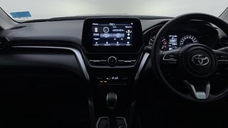 Used 2022 Toyota Urban Cruiser Hyryder V Neodrive AT Petrol Automatic interior MUSIC SYSTEM & AC CONTROL VIEW