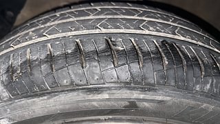 Used 2018 Hyundai Grand i10 [2017-2020] Magna 1.2 Kappa VTVT CNG (outside fitted) Petrol+cng Manual tyres LEFT FRONT TYRE TREAD VIEW