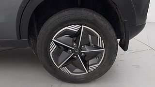 Used 2024 Tata Nexon Creative Plus (S) 1.2 Petrol 7DCA Dual Tone Petrol Automatic tyres LEFT REAR TYRE RIM VIEW
