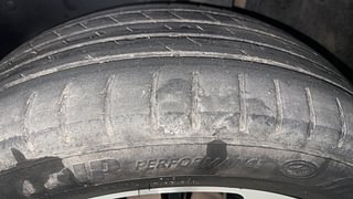 Used 2021 MG Motors Hector 1.5 Sharp CVT Petrol Automatic tyres LEFT REAR TYRE TREAD VIEW