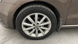 Used 2019 Volkswagen Polo [2017-2020] Highline Plus 1.5 (D) Diesel Manual tyres LEFT FRONT TYRE RIM VIEW