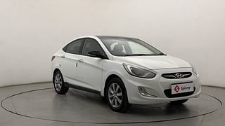 Used 2012 Hyundai Verna [2011-2015] Fluidic 1.6 VTVT SX AT Petrol Automatic exterior RIGHT FRONT CORNER VIEW
