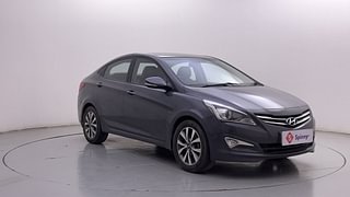 Used 2016 Hyundai Fluidic Verna 4S [2015-2017] 1.6 CRDi SX Diesel Manual exterior RIGHT FRONT CORNER VIEW