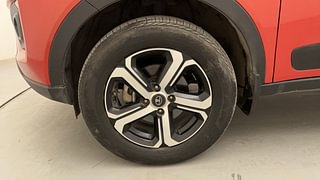Used 2021 Tata Nexon XZ Plus Dual Tone roof S Petrol Manual tyres LEFT FRONT TYRE RIM VIEW