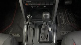 Used 2021 mahindra Thar LX 4 STR Hard Top Petrol AT 4WD Petrol Automatic interior GEAR  KNOB VIEW