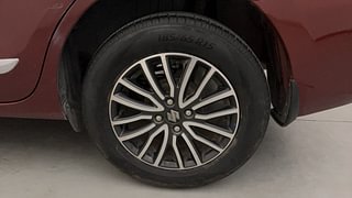 Used 2017 Maruti Suzuki Dzire [2017-2020] ZXi Plus AMT Petrol Automatic tyres LEFT REAR TYRE RIM VIEW