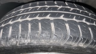 Used 2017 Maruti Suzuki Wagon R 1.0 [2010-2019] VXi Petrol Manual tyres LEFT FRONT TYRE TREAD VIEW