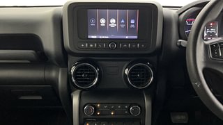 Used 2021 mahindra Thar LX 4 STR Hard Top Petrol AT 4WD Petrol Automatic interior MUSIC SYSTEM & AC CONTROL VIEW