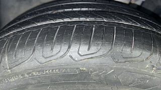 Used 2022 Tata Altroz XZA+ Petrol Automatic tyres LEFT FRONT TYRE TREAD VIEW