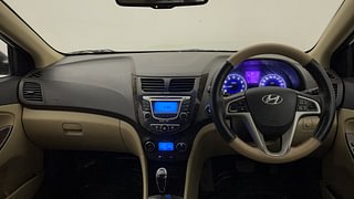 Used 2012 Hyundai Verna [2011-2015] Fluidic 1.6 VTVT SX AT Petrol Automatic interior DASHBOARD VIEW