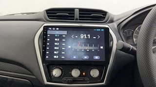 Used 2019 datsun GO T Petrol Manual interior MUSIC SYSTEM & AC CONTROL VIEW