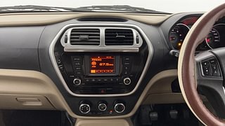 Used 2017 Mahindra TUV300 [2015-2020] T8 mHAWK100 Dual Tone Diesel Manual interior MUSIC SYSTEM & AC CONTROL VIEW