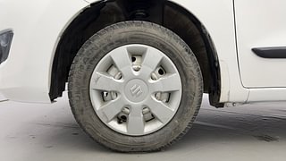 Used 2018 Maruti Suzuki Wagon R 1.0 [2013-2019] LXi CNG Petrol+cng Manual tyres LEFT FRONT TYRE RIM VIEW