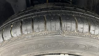 Used 2019 datsun GO T Petrol Manual tyres LEFT FRONT TYRE TREAD VIEW