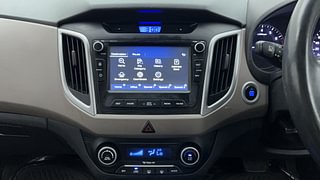 Used 2018 Hyundai Creta [2015-2018] 1.6 SX Plus Auto Petrol Petrol Automatic interior MUSIC SYSTEM & AC CONTROL VIEW