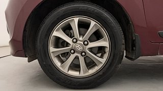 Used 2015 Hyundai Grand i10 [2013-2017] Asta 1.2 Kappa VTVT Petrol Manual tyres LEFT FRONT TYRE RIM VIEW