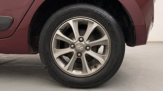 Used 2015 Hyundai Grand i10 [2013-2017] Asta 1.2 Kappa VTVT Petrol Manual tyres LEFT REAR TYRE RIM VIEW