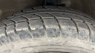 Used 2018 Maruti Suzuki Wagon R 1.0 [2013-2019] LXi CNG Petrol+cng Manual tyres LEFT FRONT TYRE TREAD VIEW