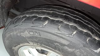 Used 2017 Mahindra TUV300 [2015-2020] T8 mHAWK100 Dual Tone Diesel Manual tyres LEFT REAR TYRE TREAD VIEW