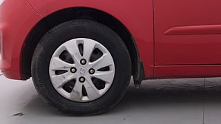 Used 2012 Hyundai i10 Sportz 1.2 Kappa2 Petrol Manual tyres LEFT FRONT TYRE RIM VIEW