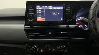 Used 2021 Kia Seltos HTK G Petrol Manual interior MUSIC SYSTEM & AC CONTROL VIEW