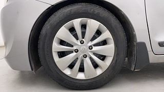 Used 2016 Maruti Suzuki Baleno [2015-2019] Delta AT Petrol Petrol Automatic tyres LEFT FRONT TYRE RIM VIEW