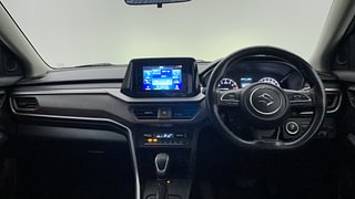 Used 2023 Maruti Suzuki Brezza ZXI AT Dual Tone Petrol Automatic interior DASHBOARD VIEW