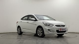 Used 2011 Hyundai Verna [2011-2015] Fluidic 1.6 VTVT SX Opt AT Petrol Automatic exterior RIGHT FRONT CORNER VIEW