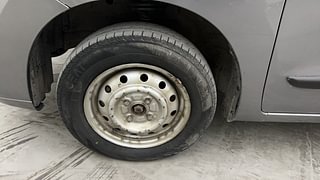Used 2012 Maruti Suzuki Wagon R 1.0 [2010-2013] LXi CNG Petrol+cng Manual tyres LEFT FRONT TYRE RIM VIEW