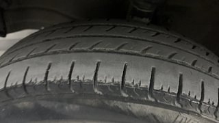 Used 2012 Maruti Suzuki Wagon R 1.0 [2010-2013] LXi CNG Petrol+cng Manual tyres LEFT FRONT TYRE TREAD VIEW