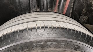 Used 2023 Maruti Suzuki Brezza ZXI AT Dual Tone Petrol Automatic tyres LEFT REAR TYRE TREAD VIEW